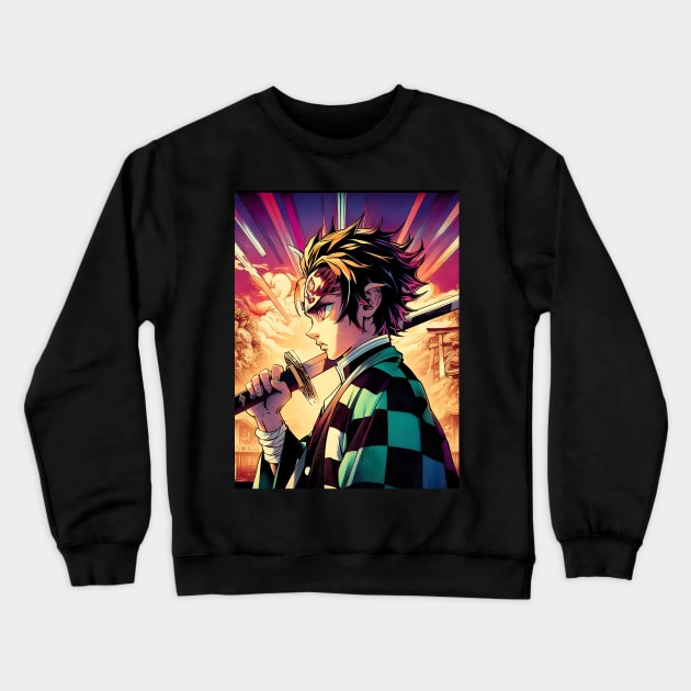 Manga and Anime Inspired Art: Exclusive Designs Crewneck Sweatshirt by insaneLEDP